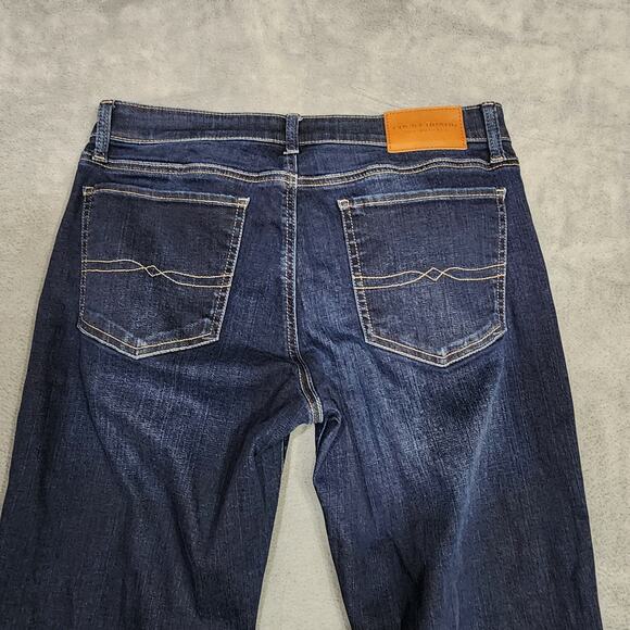 Lucky Brand Jeans Mid Rise Straight Sweet Size 10/30 Dark Wash - Picture 8 of 13